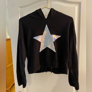 Girls Old Navy crop pullover, XL 14/16